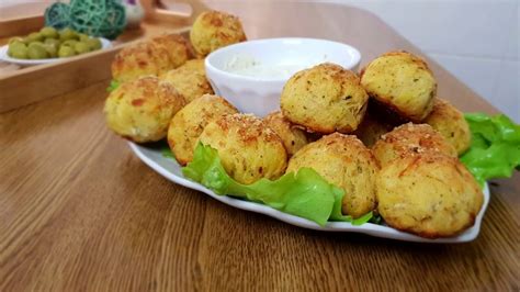 bolinho de bacalhau assado no forno